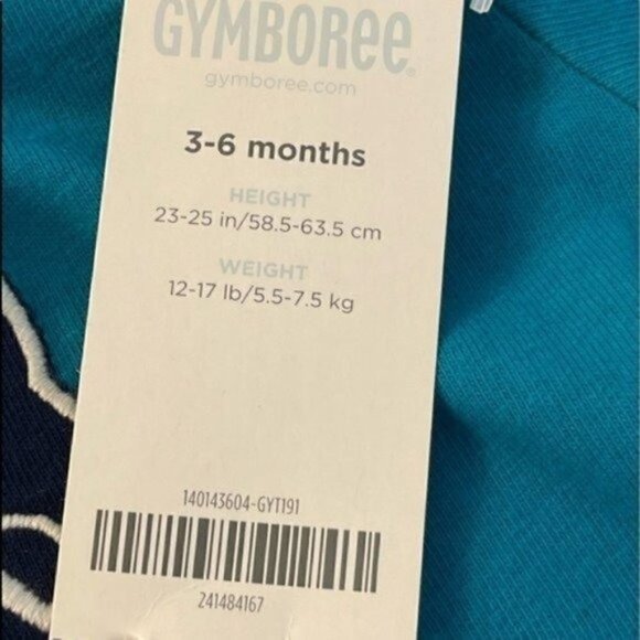 I’M WILD BUT CUTE Fox short sleeve baby t-shirt Tee size 3-6 months teal & blue - Picture 5 of 5